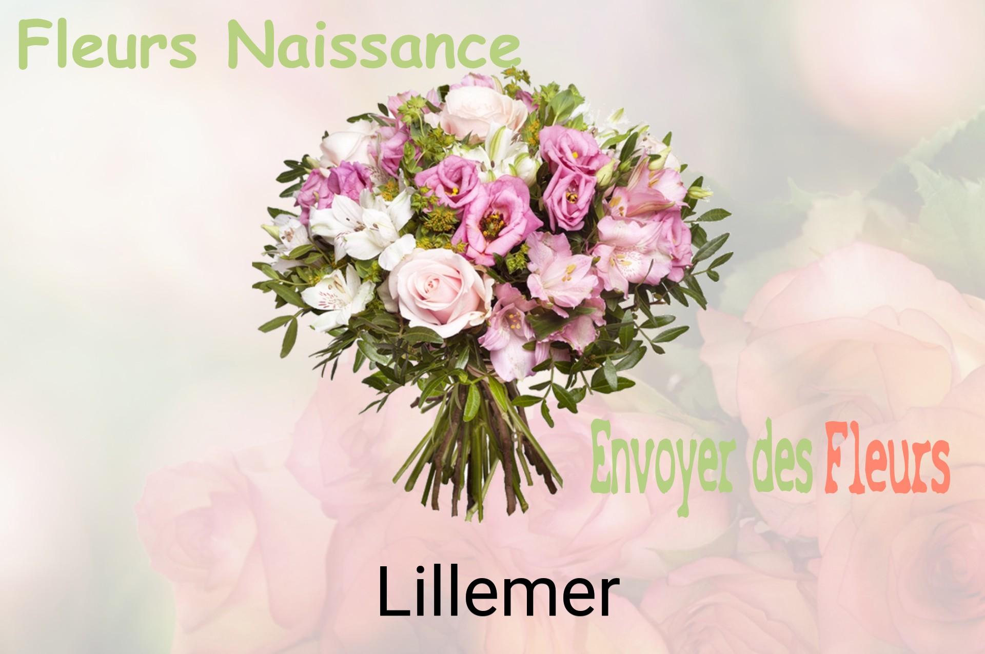 Bouquet de fleurs de naissance livré à Lillemer